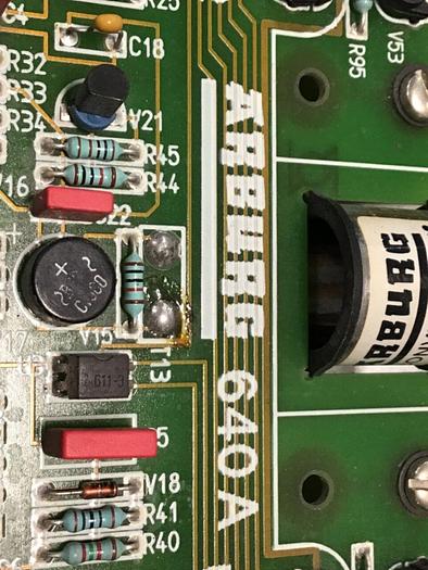 Used ARBURG Heater Band Control Circuit Board 640A #139962