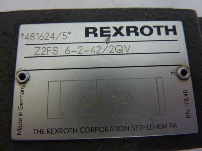 Used REXROTH Valve Z2FS62422QV #84287