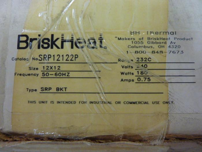 BH THERMAL PRODUCTS SRL Heating Blanket SRP12122P #61631