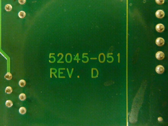 Used SQUARE D Processor Board 52045-052 #47082