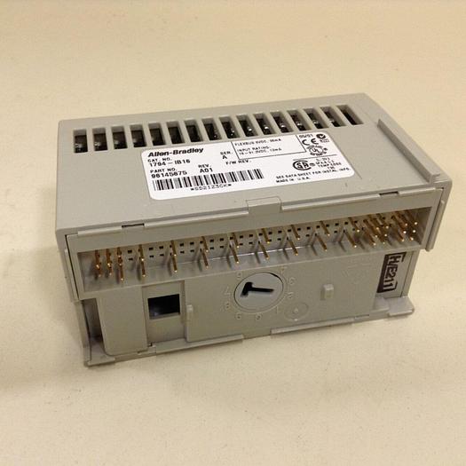 Used ALLEN BRADLEY Input Module 1794-IB16 SER A #71885