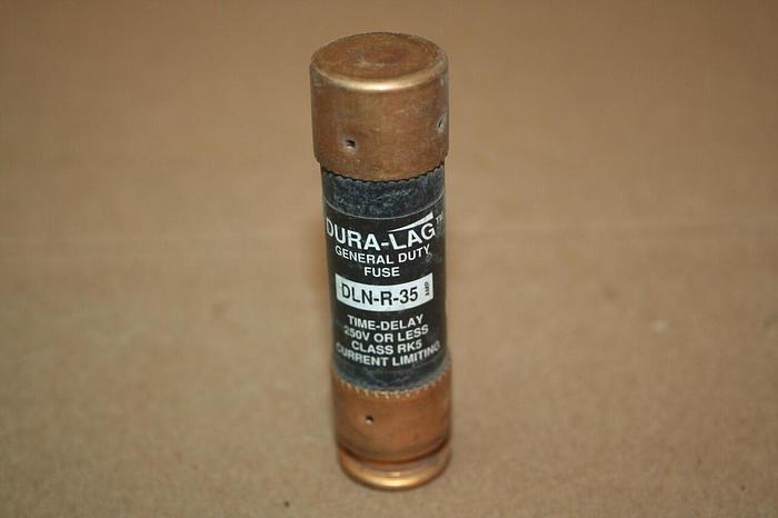 Used DURA-LAG 35 Amp Fuse DLN-R-35 #19779