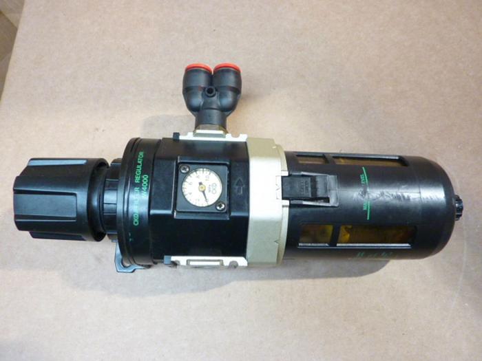 Used CKD CORP Filter Regulator W4000-10-FX1-B3W #40827