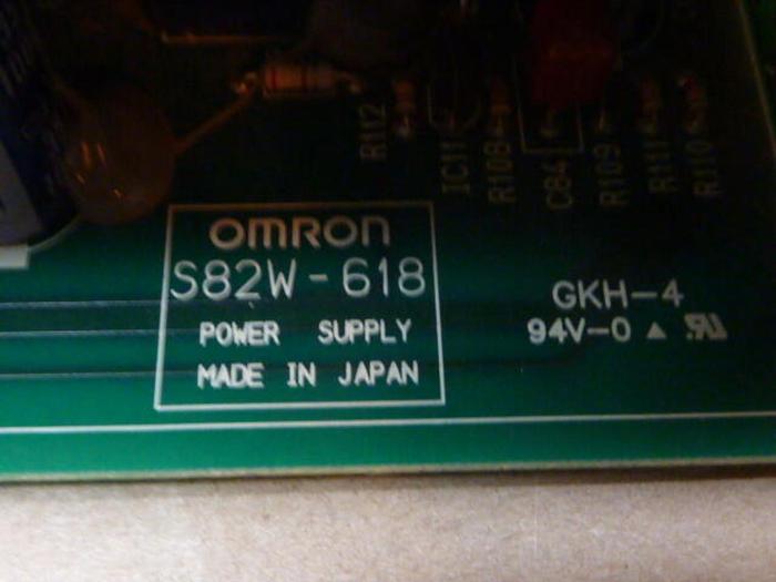 Used OMRON Power Supply S82W-618 #31723