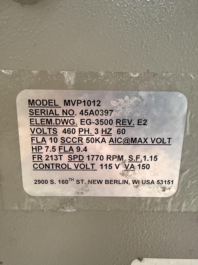 Used AEC MVP1012