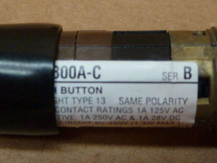 ALLEN BRADLEY Momentary Push Button 800A-C2GR0LC RED #34435