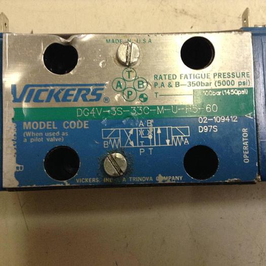 Used VICKERS Valve DG4V-3S-33C-M-U-H5-60 #87682