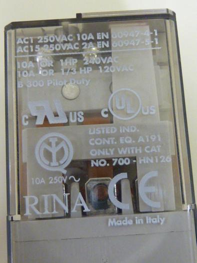 Used ALLEN BRADLEY Relay 700-HA33A1-4 SER D #53742