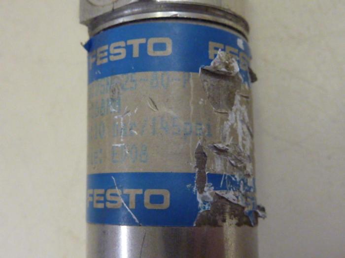 Used FESTO 2 3/4" Numatic Slide w/ Festo Cylinder D5NU-25-80-P #56385