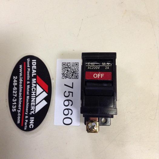 Used MATSUSHITA ELECTRIC 2 Amp Circuit Protector C10 M-5 #75727