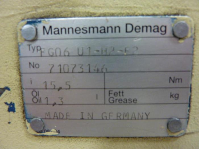 Used MANNESMANN DEMAG Microspeed Unit FG06 U1-H2-F2 Used