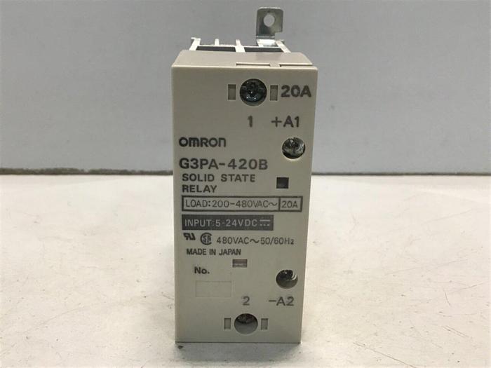 Used OMRON Solid State Relay G3PA-420B #129535