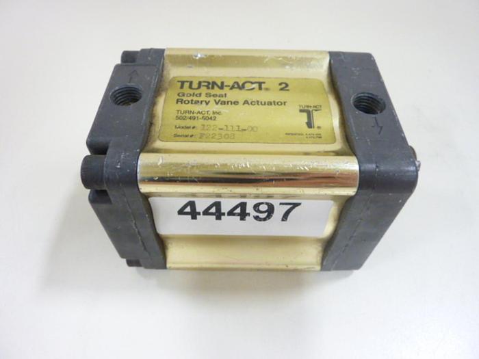 Used TURN ACT INC Rotary Vane Actuator 122-111-00 #44497