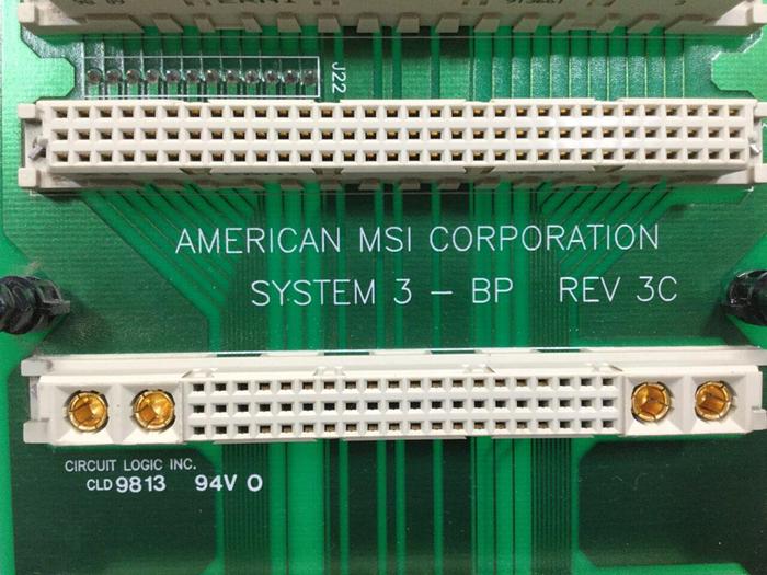 Used AMERICAN MSI Circuit Board SYSTEM 3-BP #101800