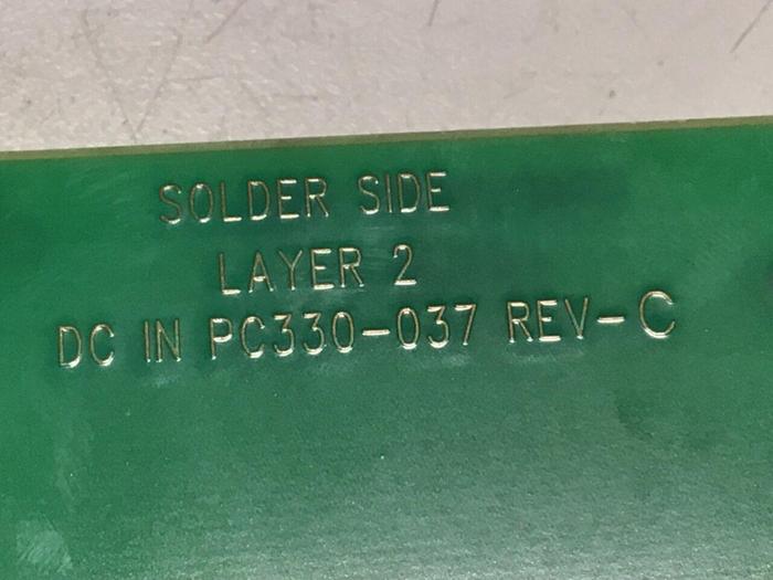 Used VAN DORN DC Input Board 330037 PC330-037 Used