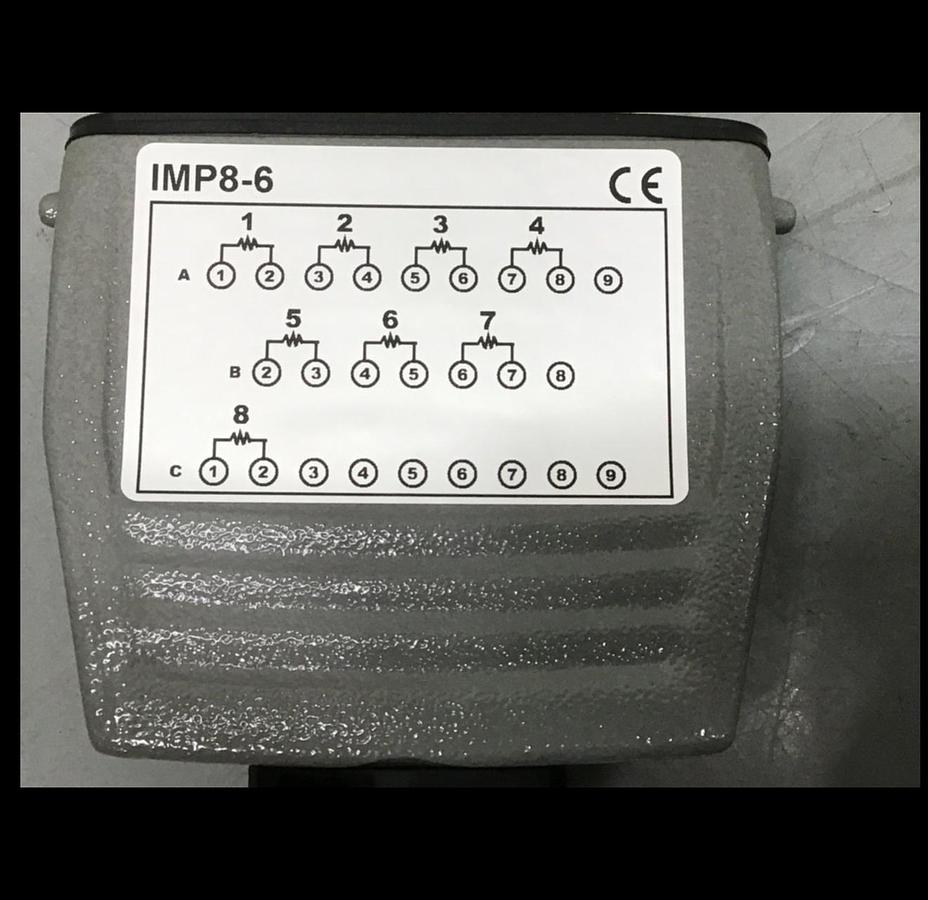 IDEAL MACHINERY 8 Zone Power Cable IMP8-6 NEW #150562