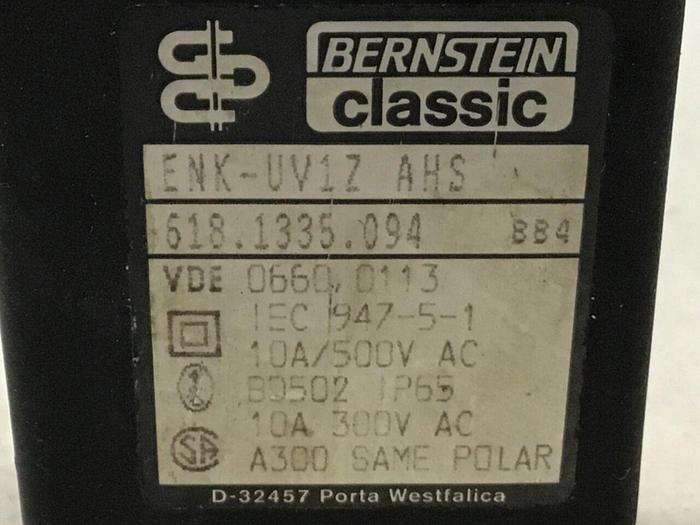 Used BERNSTEIN Limit Switch ENK-UV1Z AHS Used