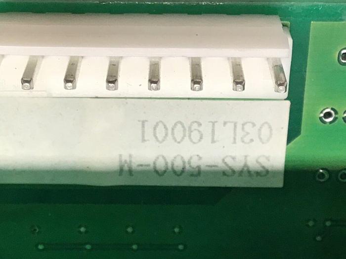 Used SYSCO Control Panel SYS-500 #125363