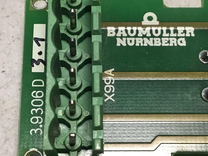 Used BAUMULLER Circuit Board 3.9306D #123037