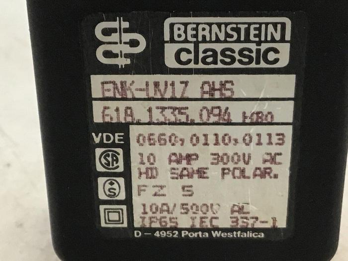 Used BERNSTEIN Limit Switch ENK-UV1Z AHS Used