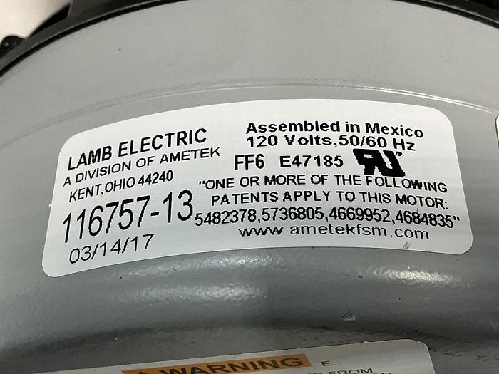 Used AMETEK 116757-13