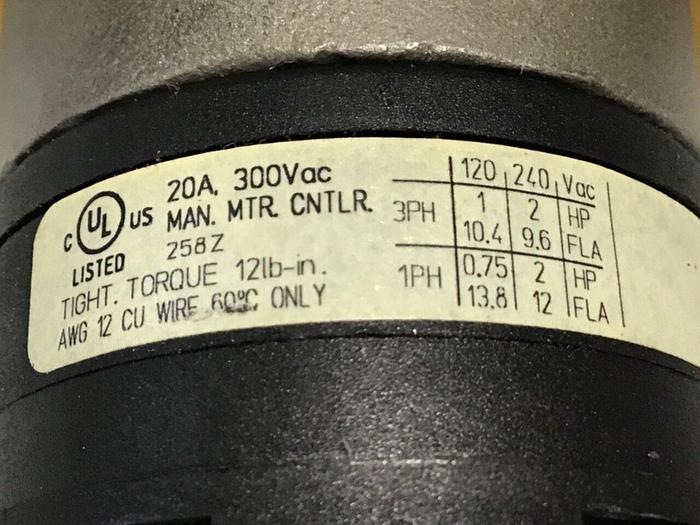 Used SALZER Control Switch M220 #133085