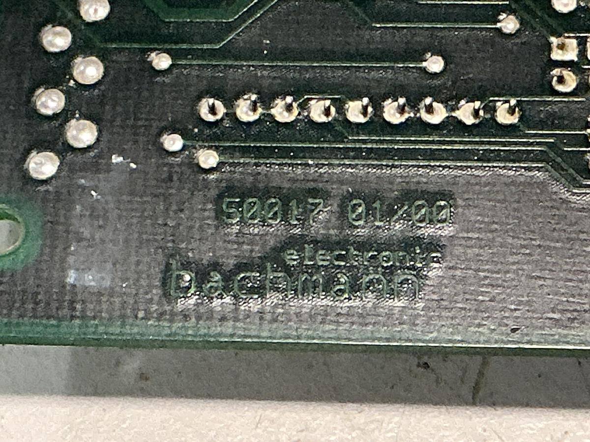 Used BACHMANN 50017 01/00