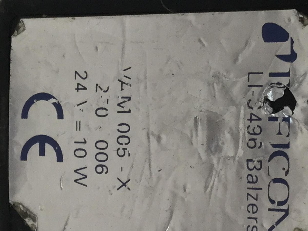 Used INFICON Solenoid Valve VAM005-X LI-9496 BALZERS USED