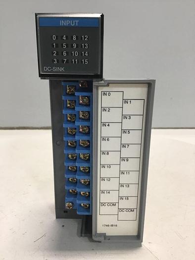 Used ALLEN BRADLEY Input Module 1746-IB16 SER C #127239