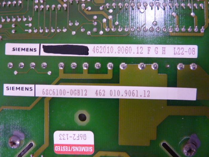 Used SIEMENS Circuit Board Power Supply 6SC6100-0GB12 Used