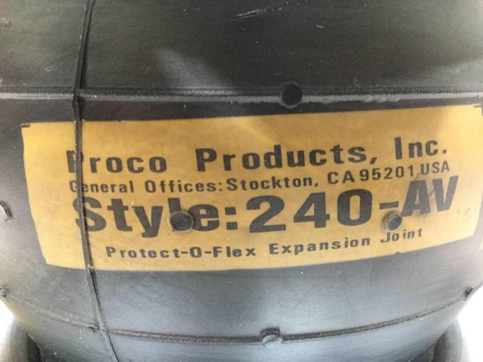 PROCO EXPANSIONS JOINTS Expansion Joint 240-AV/EE #98159