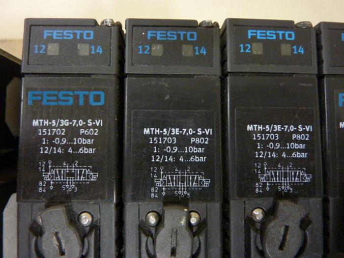 Used FESTO Control Block w/ Valves IFB8-03 #52788