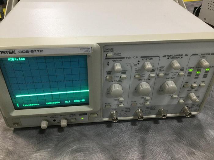 Used GW INSTEK Oscilloscope GOS-6112 #107447