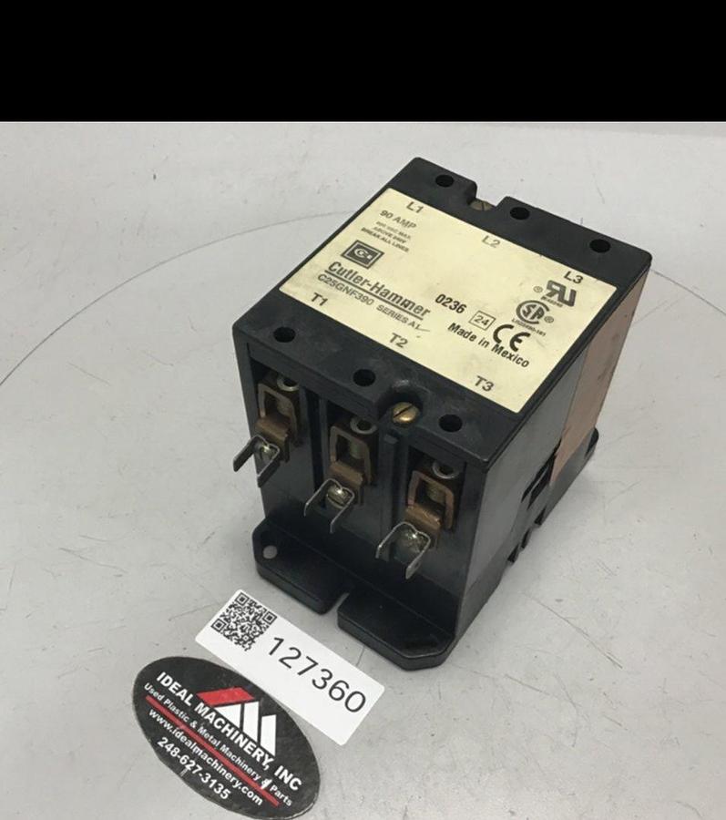 Used CUTLER HAMMER Contactor C25GNF390 USED