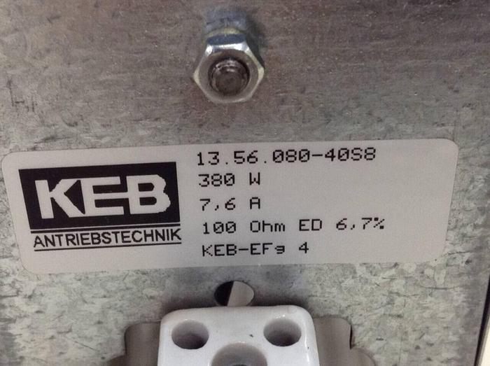 Used KEB Braking Resistor 13.56.080-40S8 #88990