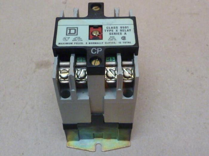 Used SQUARE D Relay 8501X020 #32789