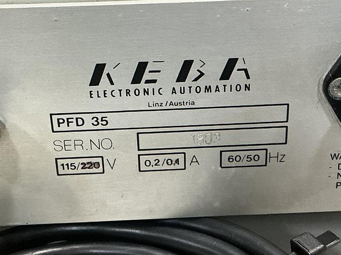 Used KEBA PFD 35
