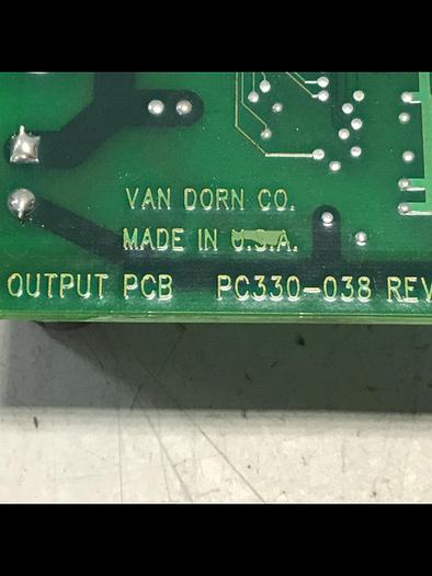 Used VAN DORN Pathfinder DC Output Board PC330-038 330038 #136449