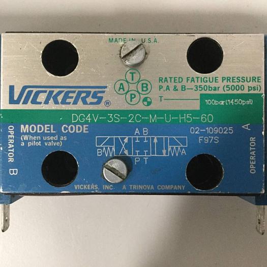 Used VICKERS Valve DG4V-3S-2C-M-U-H5-60 #90549