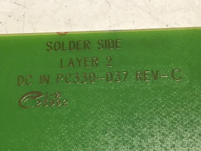 Used VAN DORN DC Input Board 330037 PC330-037 Used