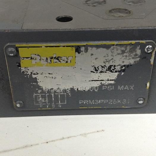 Used PARKER Valve PRM3PP25K31 #89651
