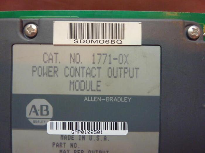 Used ALLEN BRADLEY Output Module 1771-OX #34176
