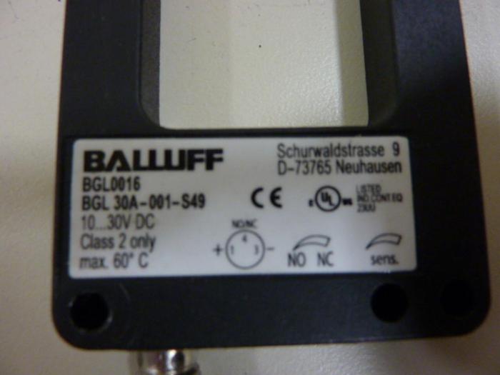 Used BALLUFF Fork Sensor BGL 30A-001-S49 #55462