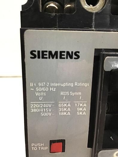 Used SIEMENS 50 Amp Circuit Breaker ED63B050 Used
