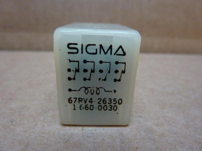 Used SIGMA CONTROL Relay 67RV4 26350 #27614