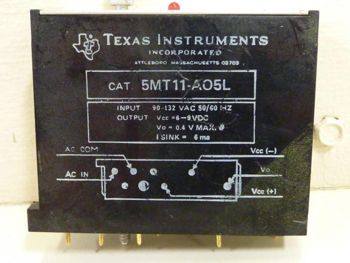 Used TEXAS INSTRUMENTS Input Module 5MT11-AO5L #54546