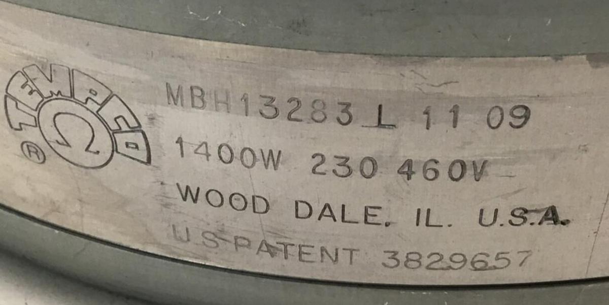 TEMPCO 1400 Watt Heater Band MBH1323 L 11 09 USED