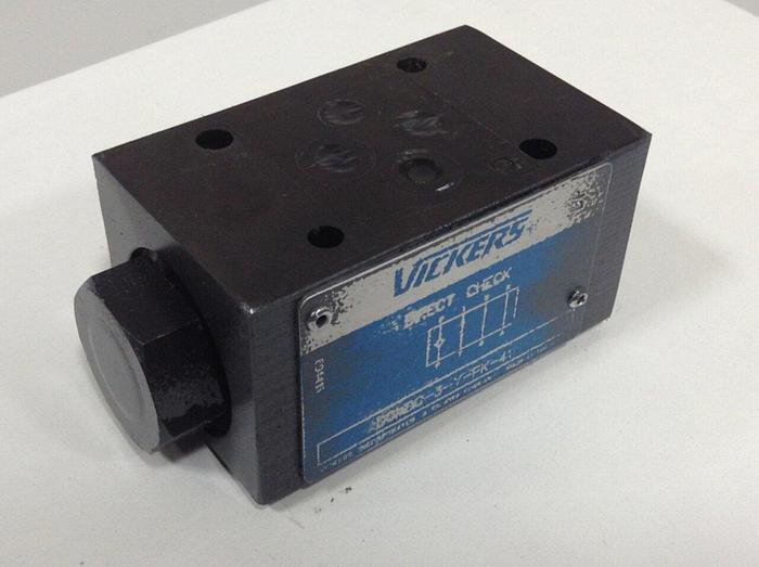 Used VICKERS Check Valve DGMDC 3 Y PK 41 #89719