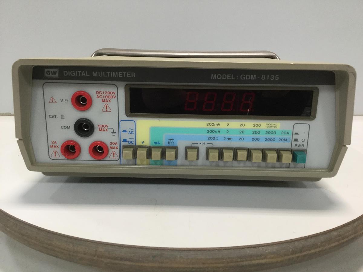 Used GW INSTEK Digital Multimeter GDM-8135 Used