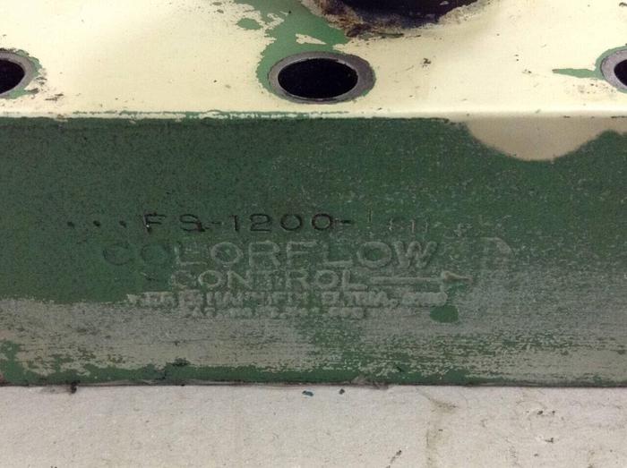 Used PARKER Colorflow Control Valve FS-1200-S11 #68244